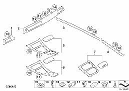BMW PERFORMANCE INTERIOR MOLDINGS CARBON diagram for BMW 3 Series E92 LCI 328xi