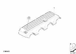 ENGINE ACOUSTICS diagram for BMW 3 Series E93 320i