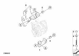 Generator Befestigungsteile diagram for BMW MINI Clubman R55 Cooper d