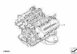 SHORT ENGINE diagram for BMW 3 Series E92 M3