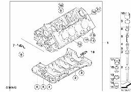 ENGINE BLOCK diagram for BMW 3 Series E92 M3