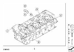 CYLINDER HEAD diagram for BMW 3 Series E92 M3
