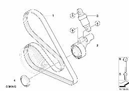 BELT DRIVE WATER PUMP/ALTERNATOR diagram for BMW 3 Series E92 M3