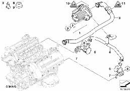 EMISSION CONTROL-AIR PUMP diagram for BMW 3 Series E92 M3