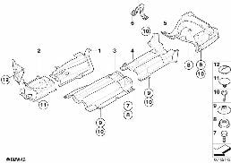 ฉนวนกันความร้อน diagram for BMW 3 Series E92 M3