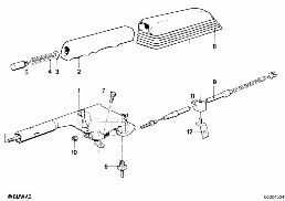 PARKING BRAKE/CONTROL diagram for BMW 3 Series E30 320i