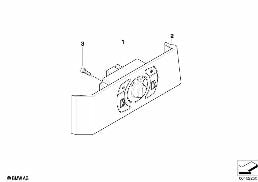 CONTROL UNIT LIGHTS diagram for BMW 5 Series E60 LCI 535xi