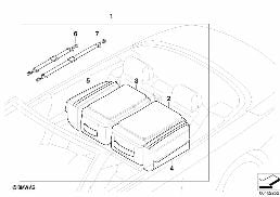 กระเป๋าเดิน diagram for BMW 3 Series E93 320i