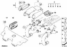 MASS AIR FLOW SENSOR/INTAKE SILENCER