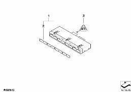 SWITCH UNIT, CENTER CONSOLE diagram for BMW 6 Series E64 LCI 650i