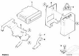 GPS COMPUTER / VIDEO MODULE diagram for BMW 3 Series E46 M3