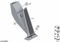 Mech. gazu/Moduł gazu diagram for BMW 7 Series E65 745i