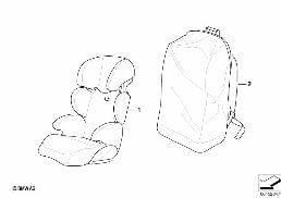 BMW Junior Seat II-III diagram for BMW 7 Series E65 745i