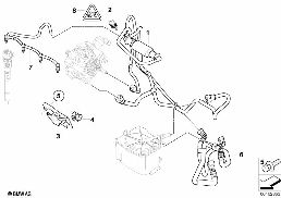 Kraftstoffleitungen diagram for BMW MINI Clubman R55 Cooper d