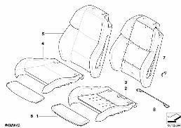 SEAT, FRONT, UPHLSTRY, COVER, SPORT SEAT