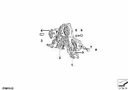 ENGINE HOUSING MOUNTING PARTS