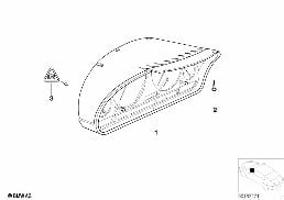 Instrumentenkombination diagram for BMW 3 Series E46 M3