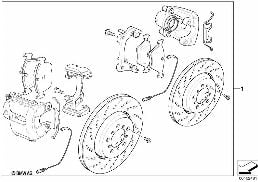 Nachrüstung Sportbremse diagram for BMW 3 Series E46 M3