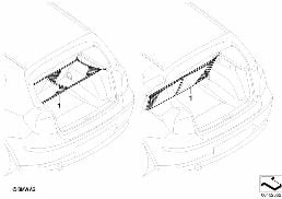 TRUNK ROOM NET diagram for BMW X1 E84 23dX
