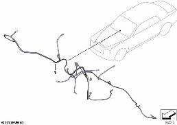 Kabelový svazek přístrojová deska diagram for BMW Rolls-Royce Phantom RR1 Phantom