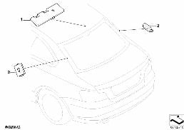 SINGLE PARTS F ANTENNA-DIVERSITY