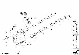 THROTTLE BODY/ACCELERATION diagram for BMW 3 Series E92 M3