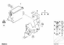 Э/нагреватель непрерывного действия diagram for BMW 3 Series E46 318d