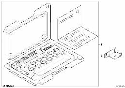 SWITCH UNIT, CENTER CONSOLE diagram for BMW 3 Series E90 318d