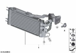 OIL COOLER, REMOTE diagram for BMW 3 Series E92 M3