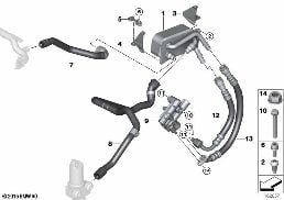 HEAT EXCHANGER/LEADS diagram for BMW 3 Series E92 M3