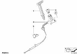 EMERGENCY RELEASE diagram for BMW X5 E70 3.0sd