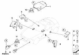 ELECTRIC PARTS AIRBAG diagram for BMW Z4 E86 M3.2