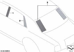 Záclony, zakázkové diagram for BMW Rolls-Royce Phantom RR1 Phantom