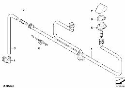 SINGLE PARTS FOR HEAD LAMP CLEANING diagram for BMW 1 Series E87 LCI 118d