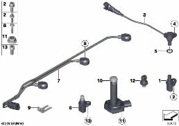 Sensori diagram for BMW Rolls-Royce Phantom RR1 Phantom