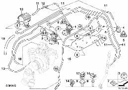 VACUUM CONTROL EXHAUST TURBOCHARGER diagram for BMW 1 Series E82 123d
