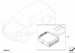 Inbouwset CDC voor wagens met SPEG high diagram for BMW MINI R56 One