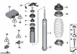 REAR SPRING STRUT EDC/CTRL UNIT/SENSOR