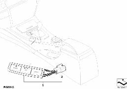 Μπλοκ διακοπτών M3 diagram for BMW 3 Series E92 LCI M3