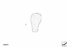 RETROFIT, WOODEN GEARSHIFT KNOB diagram for BMW 3 Series E30 320i