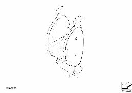 Remblok, Sportblok diagram for BMW 3 Series G80 M3 LCI M3
