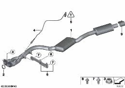 CATALYTIC CONVERTER/FRONT SILENCER