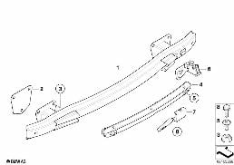 CARRIER, REAR diagram for BMW 1 Series E82 118d
