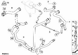 COOLING SYSTEM WATER HOSES
