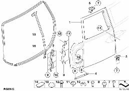 Splitdoor diagram for BMW MINI Clubman R55 Coop.S JCW