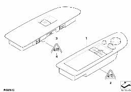 SWITCH WINDOW LIFTER diagram for BMW 1 Series E82 125i