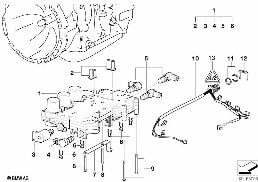 A4S200R CONTROL UNIT WITH MOUNTING PARTS diagram for BMW 3 Series E46 318i
