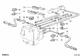 BRAKE PIPE FRONT ABS/ASC+T