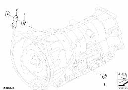 GA6HP26Z GEARSHIFT PARTS diagram for BMW X3 E83 LCI 3.0sd