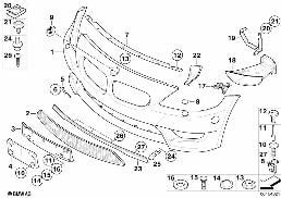 TRIM COVER, FRONT